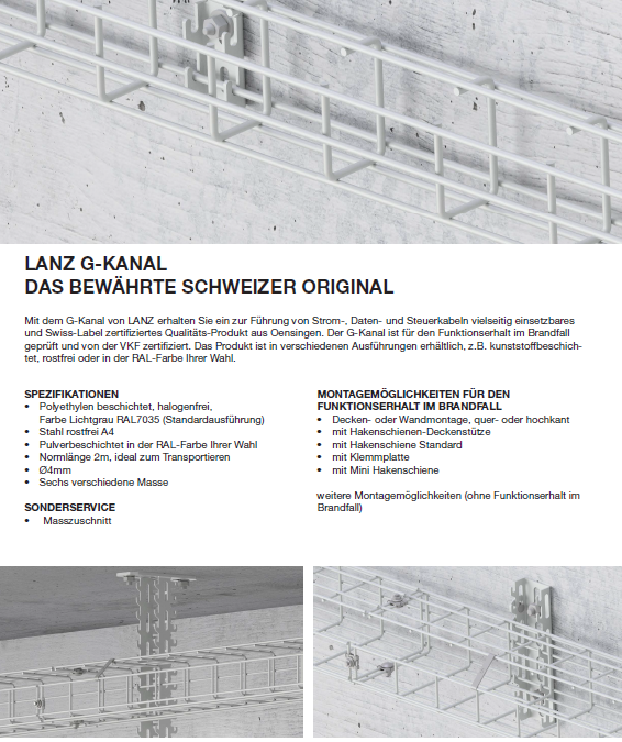 Cover - Lanz G-Kanal Flyer