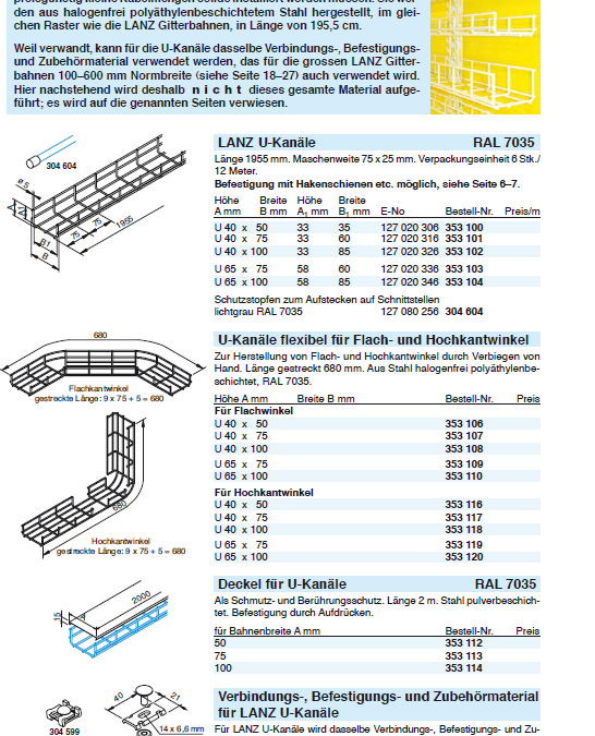 Cover - Lanz U-Gitter 2m