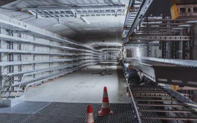 Kabelführung im Tunnelbau