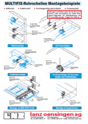 LANZ Montagematerial - MULTIFIX-Rohrschellen