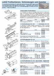 LANZ Montagematerial - Schienen-Verbindungen